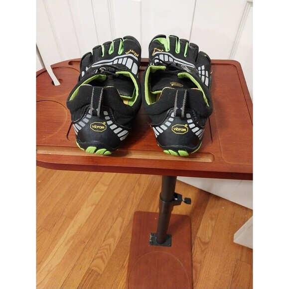 Vibram Five Finger Minimalist Shoes Size 40 8.5-9 Men's Black Green Yellow M3781 - Picture 3 of 7